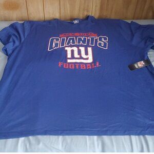 NFL New York Giants 2021 schedule T-shirt 5XL blue